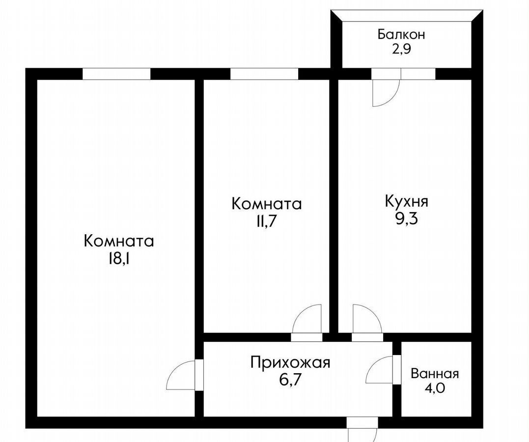 квартира г Краснодар п Пригородный ул Сербская 6/1 р-н Карасунский фото 7