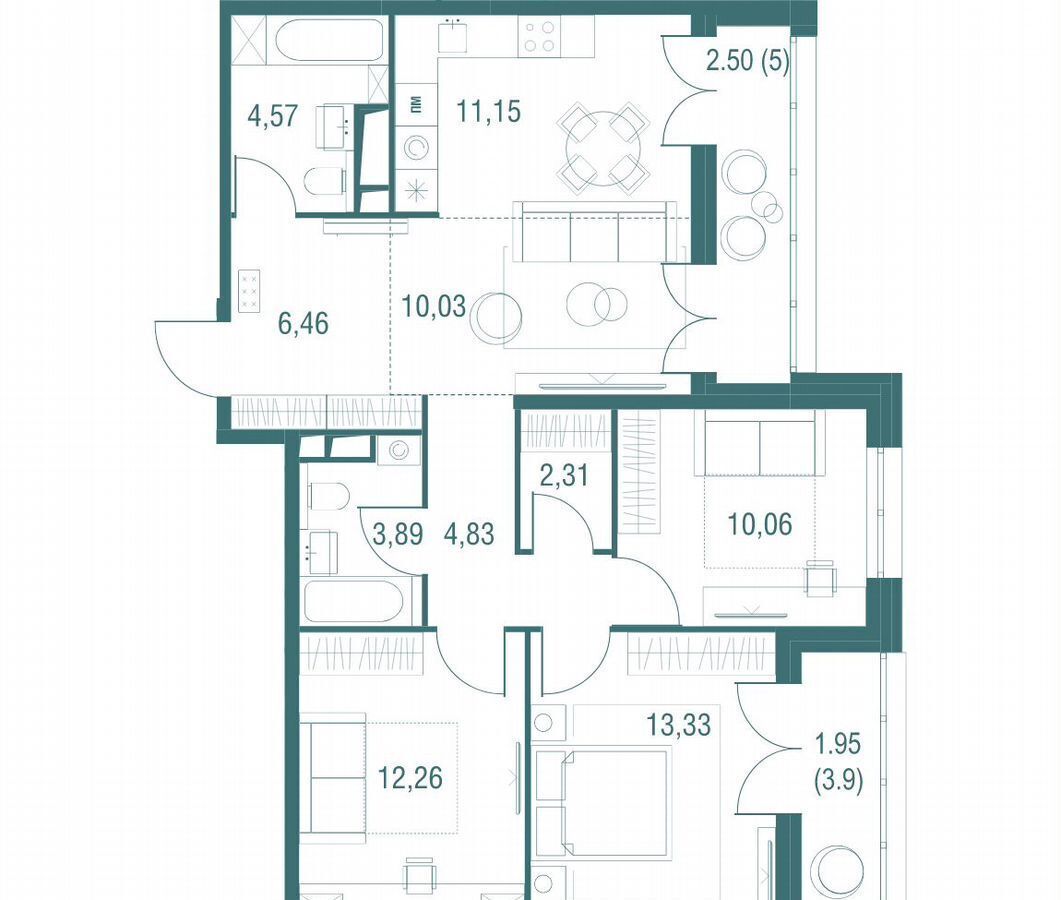 квартира г Одинцово ул Северная 4б Одинцово фото 1