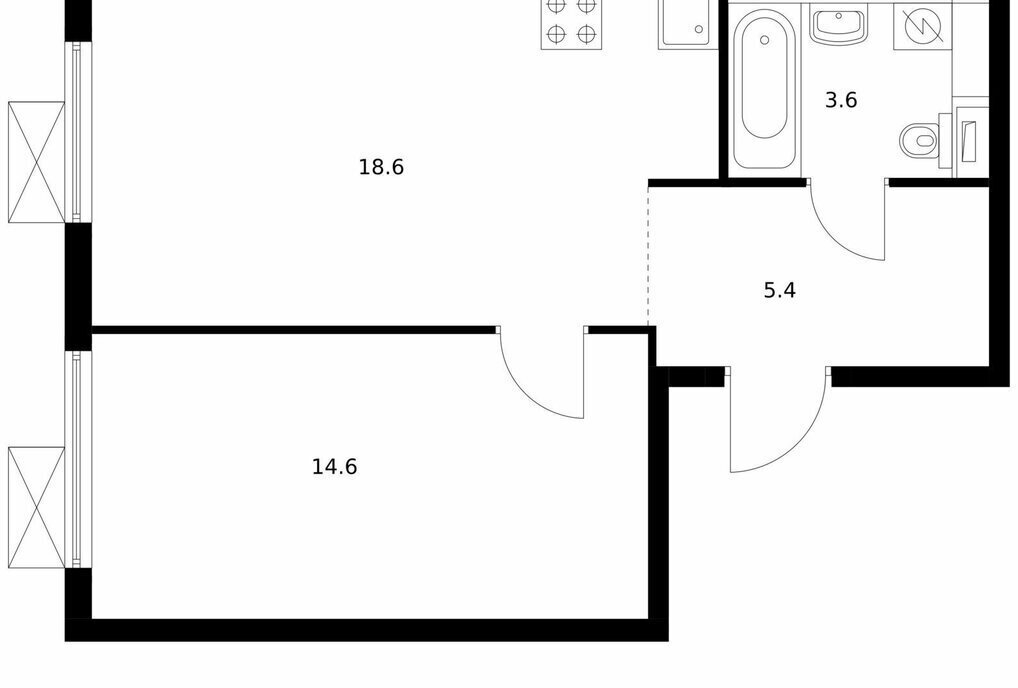 квартира г Москва метро Кантемировская б-р Кавказский 51к/2 фото 1