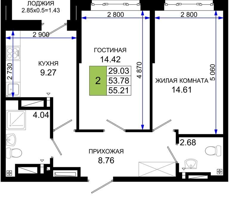 квартира г Ростов-на-Дону р-н Октябрьский пер Элеваторный 6/2б фото 1