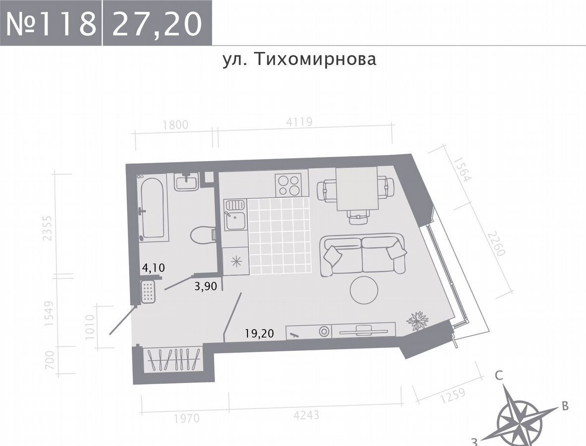 квартира г Казань Суконная слобода ул Калинина 3 фото 1