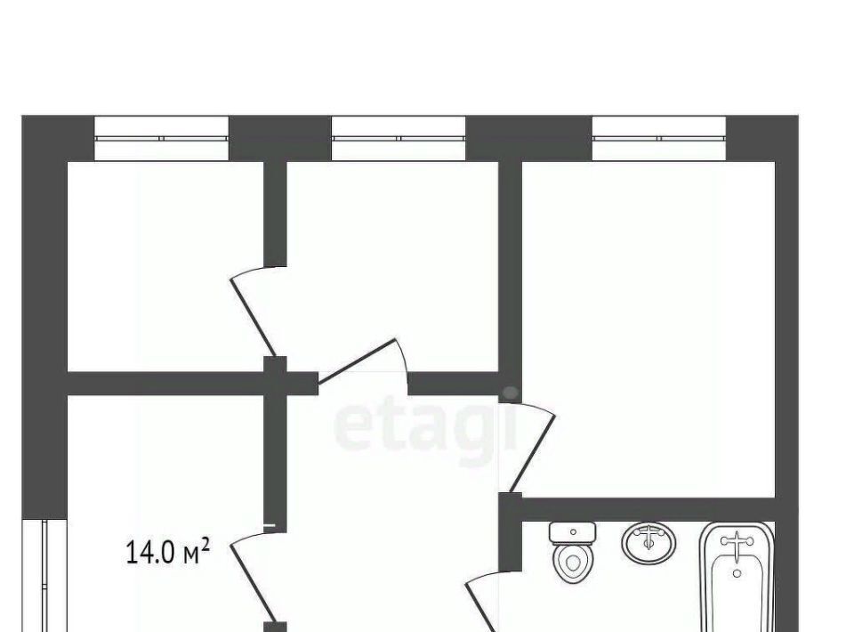 квартира г Ростов-на-Дону р-н Железнодорожный ул Вагулевского 37 фото 2