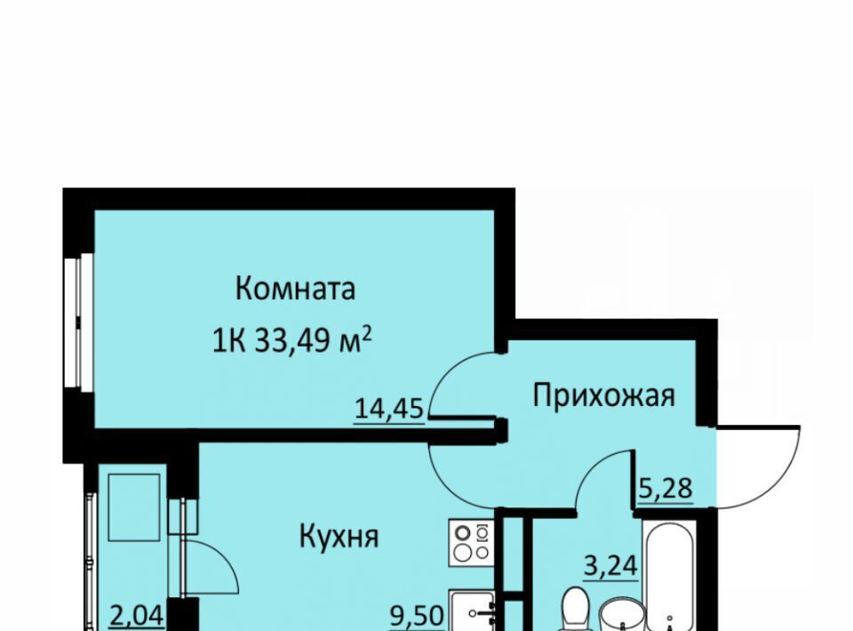 квартира р-н Пермский д Кондратово ул Водопроводная 6/1 ЖК «Ближе» фото 1