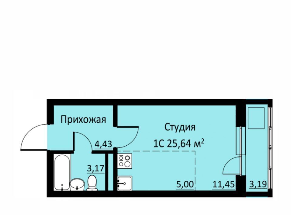 квартира р-н Пермский д Кондратово ул Водопроводная 6/1 ЖК «Ближе» фото 1