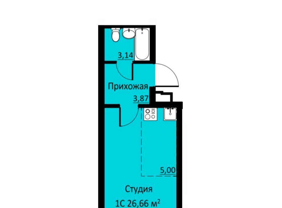 квартира р-н Пермский д Кондратово ул Водопроводная 6/1 ЖК «Ближе» фото 1