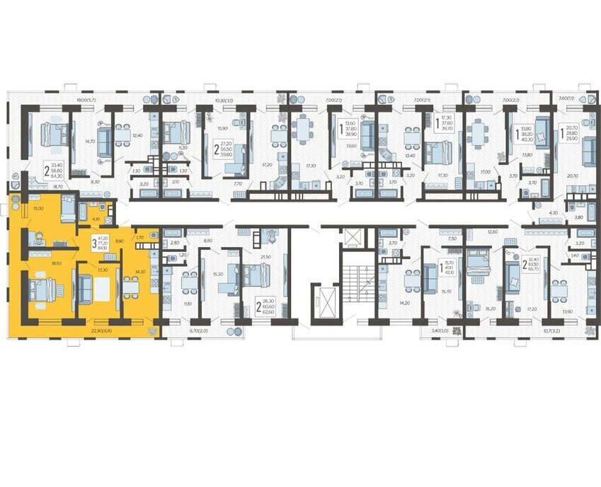 квартира г Краснодар микрорайон 9-й километр ул Ярославская 115/5 фото 2