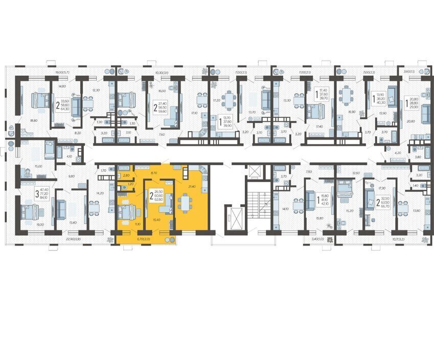 квартира г Краснодар микрорайон 9-й километр ул Ярославская 115/4 фото 2