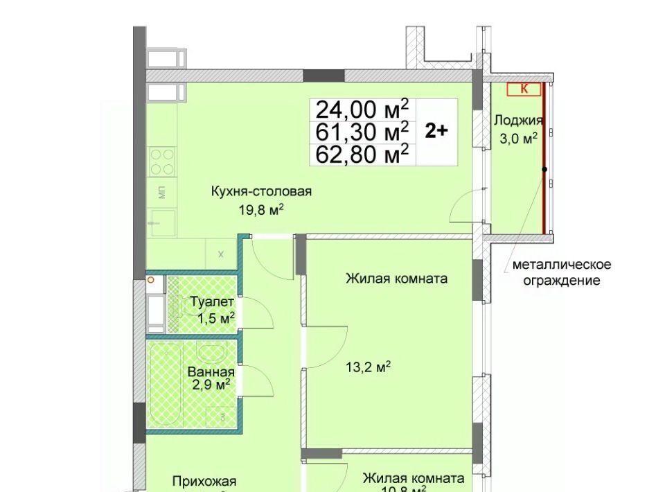 квартира г Нижний Новгород р-н Сормовский Кооперативный кв-л фото 1