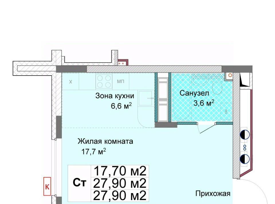 квартира г Нижний Новгород р-н Сормовский Кооперативный кв-л фото 1