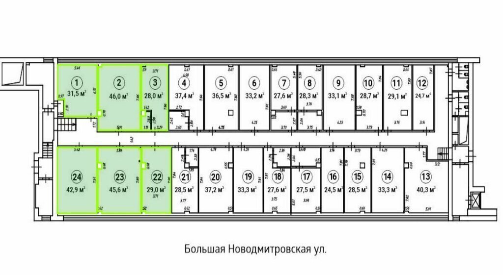 свободного назначения г Москва метро Дмитровская ул Большая Новодмитровская 23с/2 муниципальный округ Бутырский фото 2