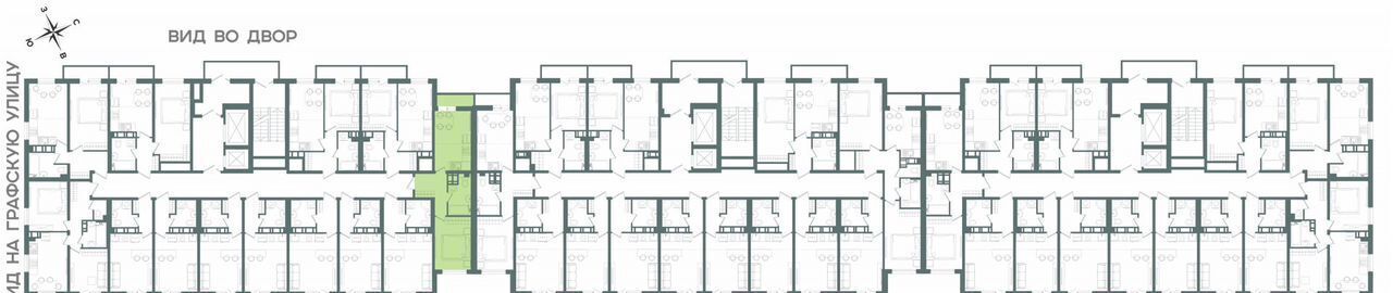 квартира р-н Всеволожский г Мурино ул Графская 6 ЖК Lampo Девяткино, корп. 4 фото 5