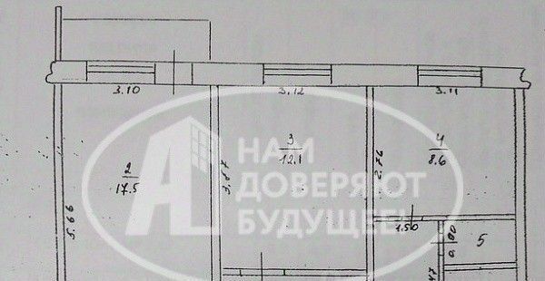 квартира г Добрянка п Полазна ул Нефтяников 8 фото 8