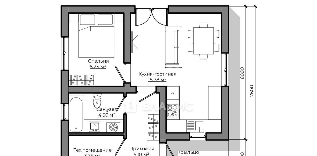 дом р-н Суздальский с Баскаки ул Рождественская Боголюбовское муниципальное образование фото 2