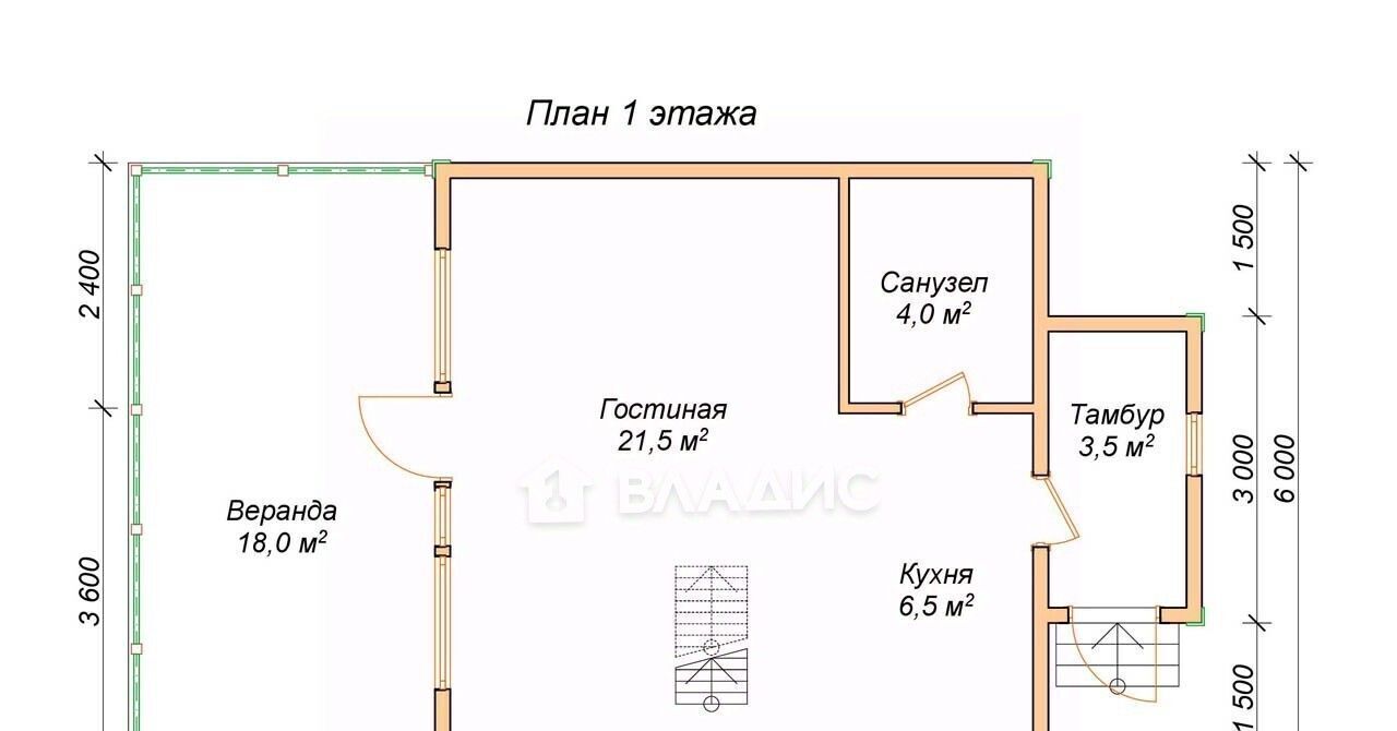 дом р-н Суздальский с Брутово ул Запрудная муниципальное образование, Павловское фото 5