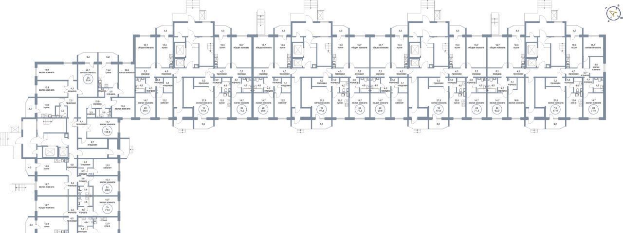 квартира г Нефтеюганск мкр 4-й 4 фото 3