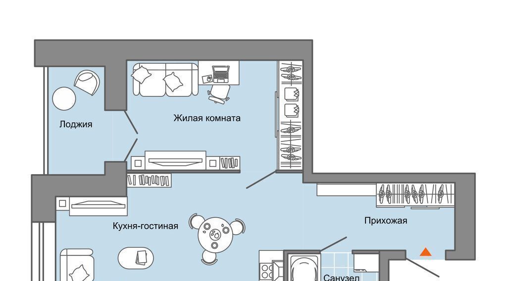 квартира ул. Строителя Николая Шишкина, 11/2, Завьяловский район, с. Первомайский фото 1