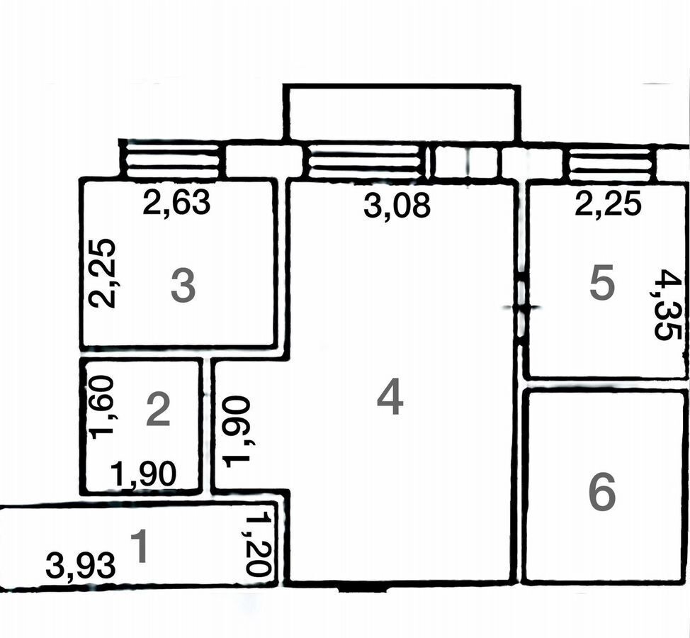 квартира г Губкин ул Фрунзе 15а Губкинский г. о. фото 13