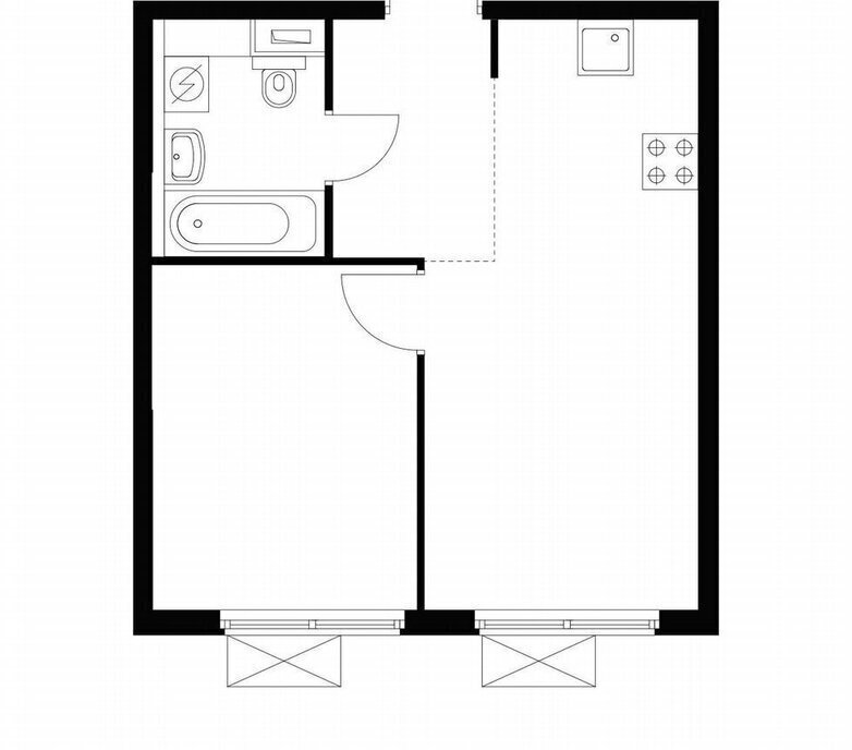 квартира г Москва метро Аминьевская ш Очаковское 5к/3 фото 13