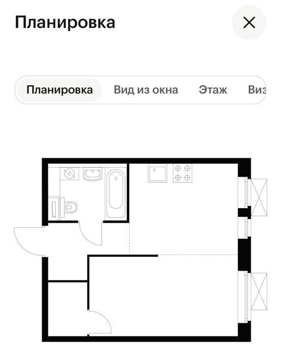 квартира г Зеленоград пер Георгиевский 27к/1 Зеленоград — Крюково фото 15