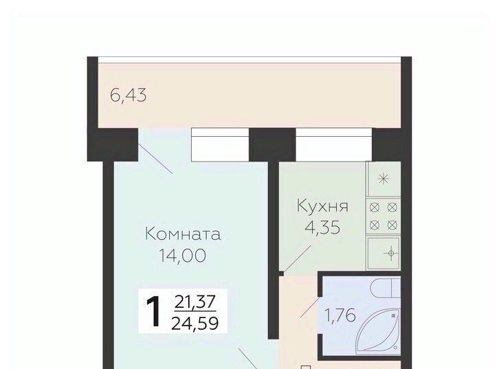 квартира г Самара п Мехзавод кв-л 3-й 8 Юнгородок фото 1