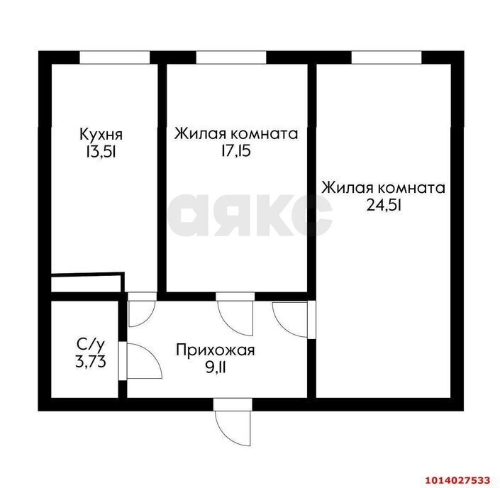 квартира г Краснодар р-н Прикубанский микрорайон 9-й километр ул Ярославская 113 фото 1