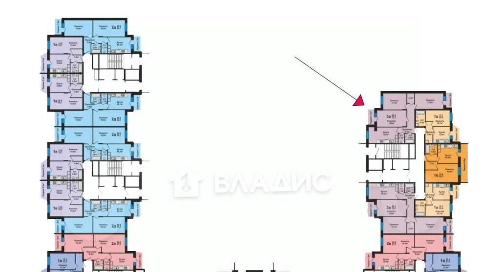 квартира г Владимир р-н Ленинский ул Верхняя Дуброва 42 фото 3