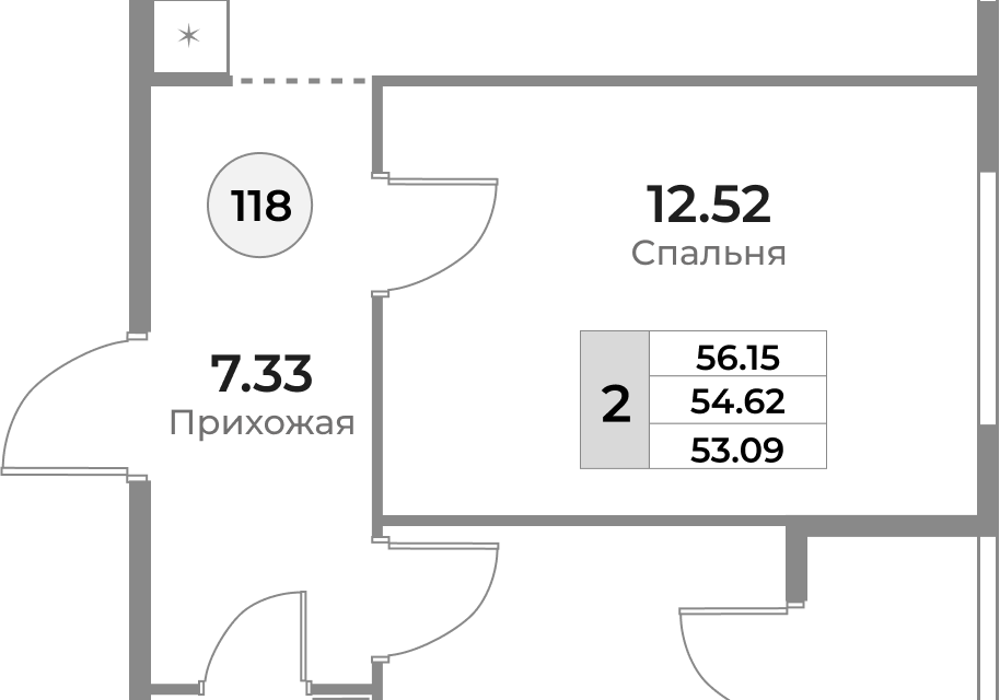 квартира г Калининград р-н Ленинградский ул Пригородная 18 городской округ Калининград фото 1