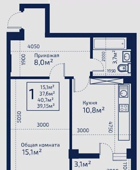 квартира р-н Симферопольский с Мирное ул Живописная 1 фото 1