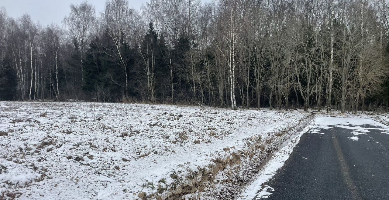 земля городской округ Клин д Тиликтино 56 км, Новопетровское, Ленинградское шоссе фото 2