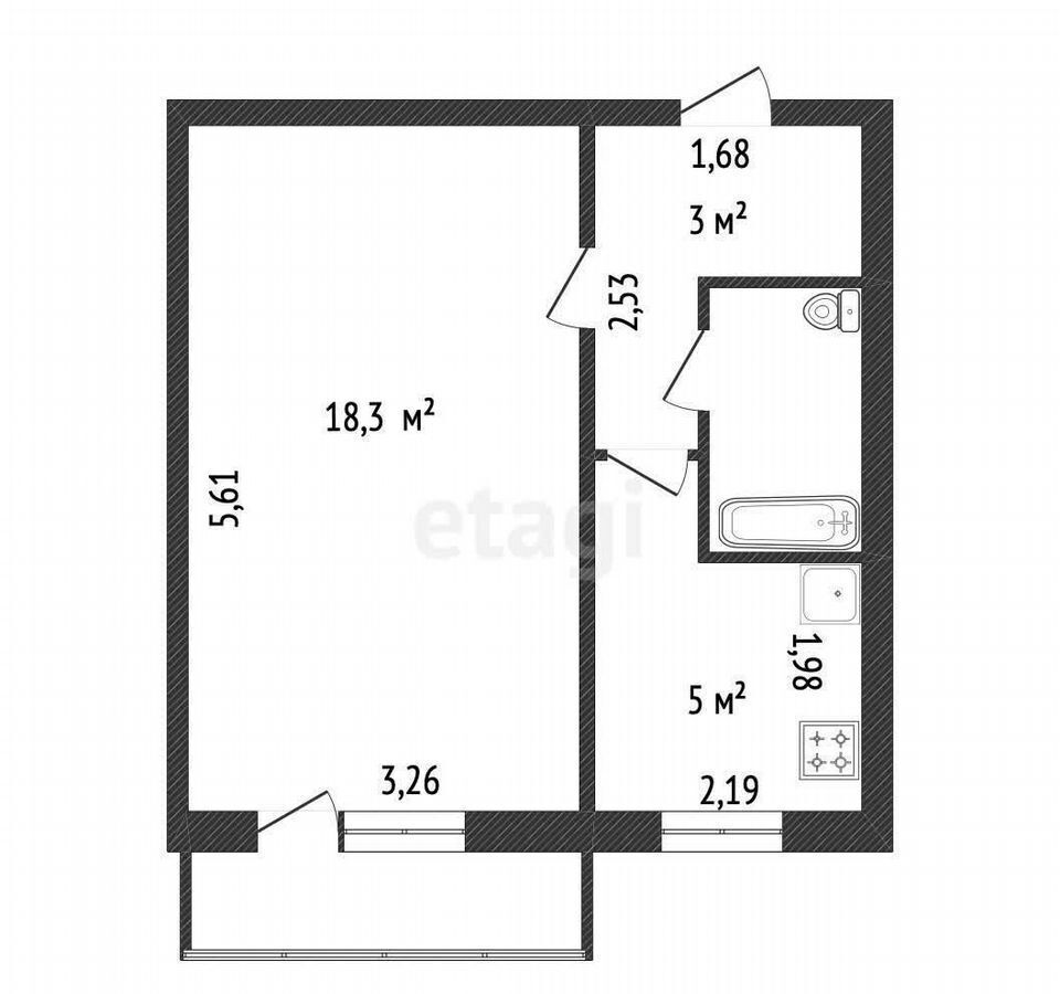 квартира г Калининград р-н Московский ул Черниговская 31а фото 29