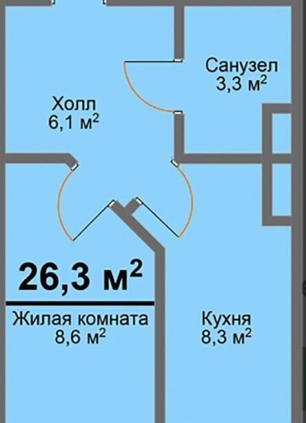 квартира р-н Пестречинский д Куюки ЖК «Светлый» Республика Татарстан Татарстан, Богородское сельское поселение, 20-й квартал, 2, Казань фото 2