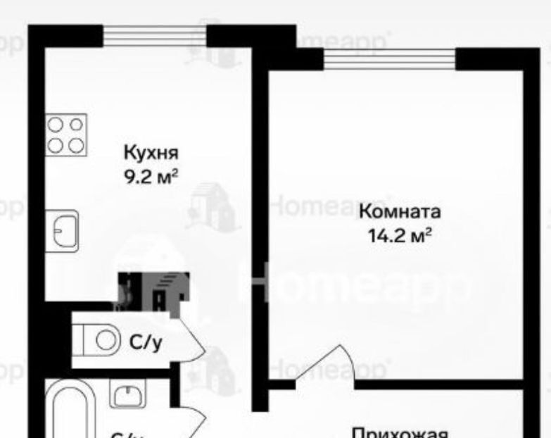 квартира г Москва метро Раменки пр-кт Мичуринский 9к/4 фото 14