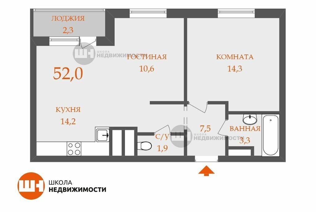 квартира г Санкт-Петербург метро Рыбацкое Усть-Славянка ул 1-я Заводская 15 Ленинградская область фото 1