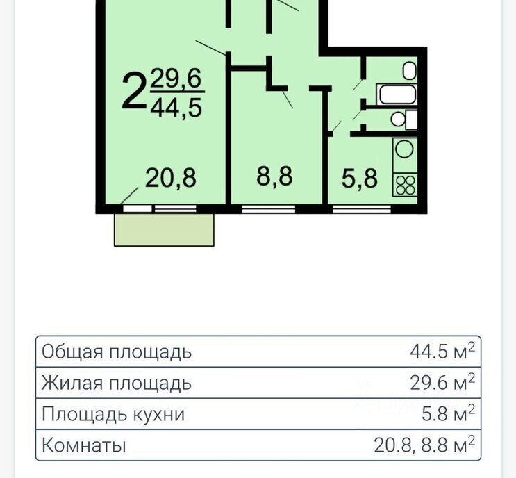 квартира г Москва метро Преображенская площадь ул Наримановская 13 муниципальный округ Богородское фото 3