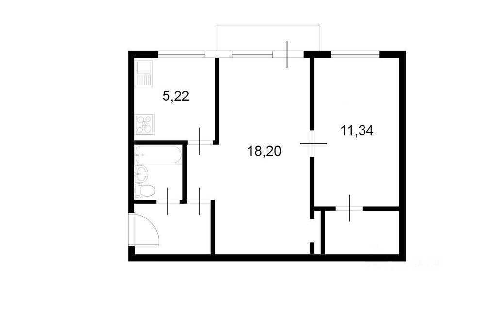 квартира г Москва метро Коптево ул Генерала Рычагова 16 фото 26