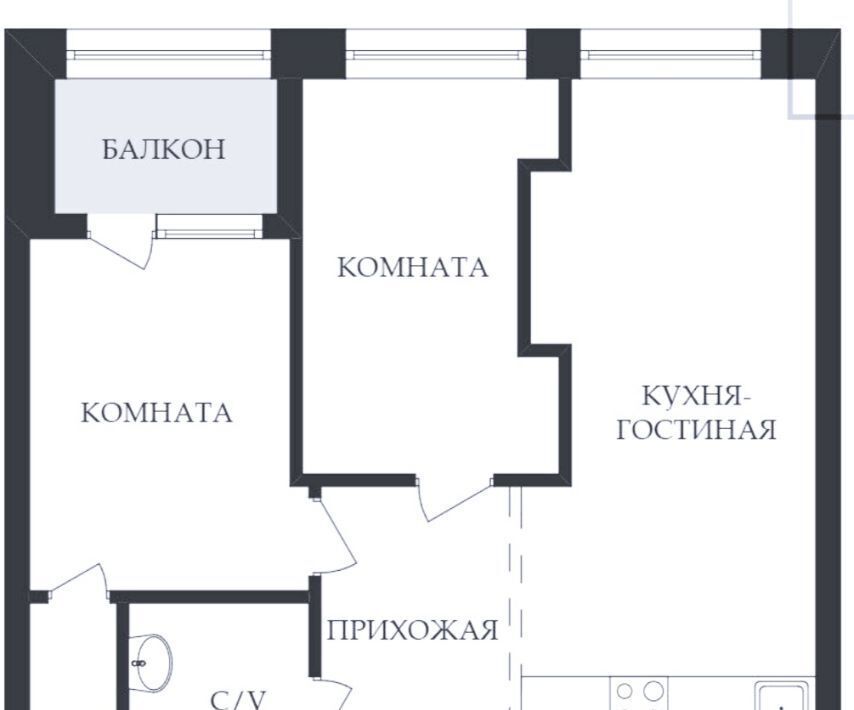 квартира г Москва метро Беломорская ул Заповедная 2 Международный кв-л, Московская область, Химки, Клязьма-Старбеево мкр фото 34