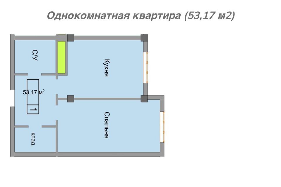 квартира г Баксан ул Эльбрусская 1/1 ЖК PREMIUM Баксан городской округ фото 1