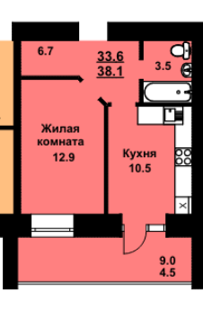 квартира р-н Благовещенский с Чигири ул Василенко 7/2 фото 2