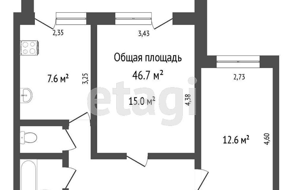 квартира г Томск ул Сергея Лазо 24 Томский район фото 9