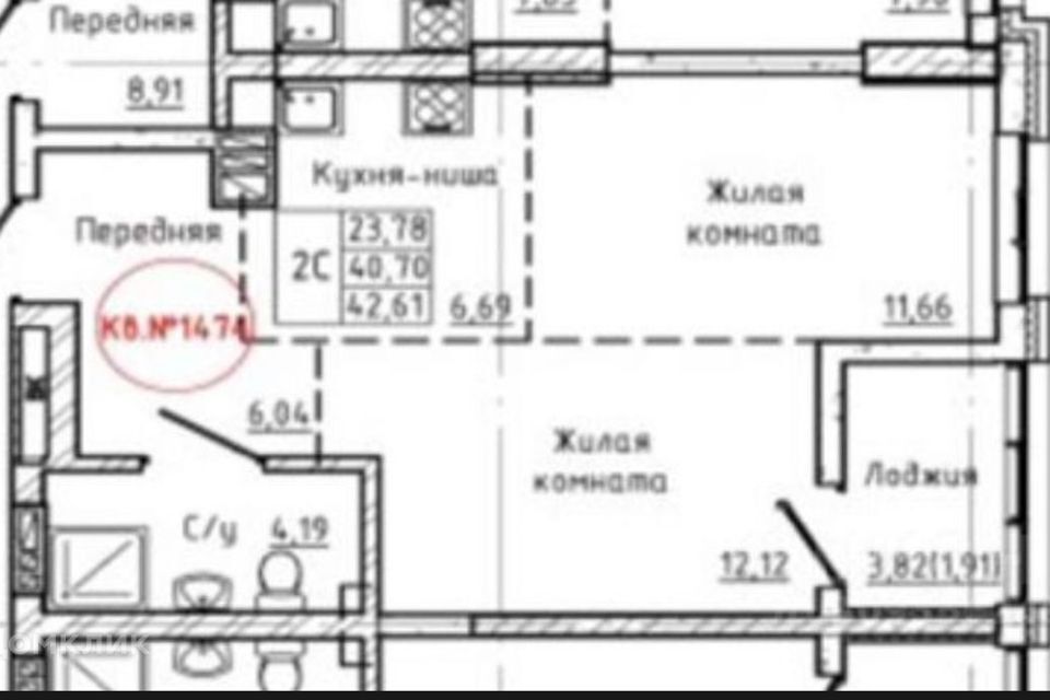 квартира г Ростов-на-Дону ул Привокзальная 3/1 Ростов-на-Дону городской округ фото 5