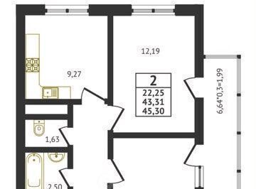 квартира г Краснодар р-н Прикубанский ул Российская 267к/4 фото 1