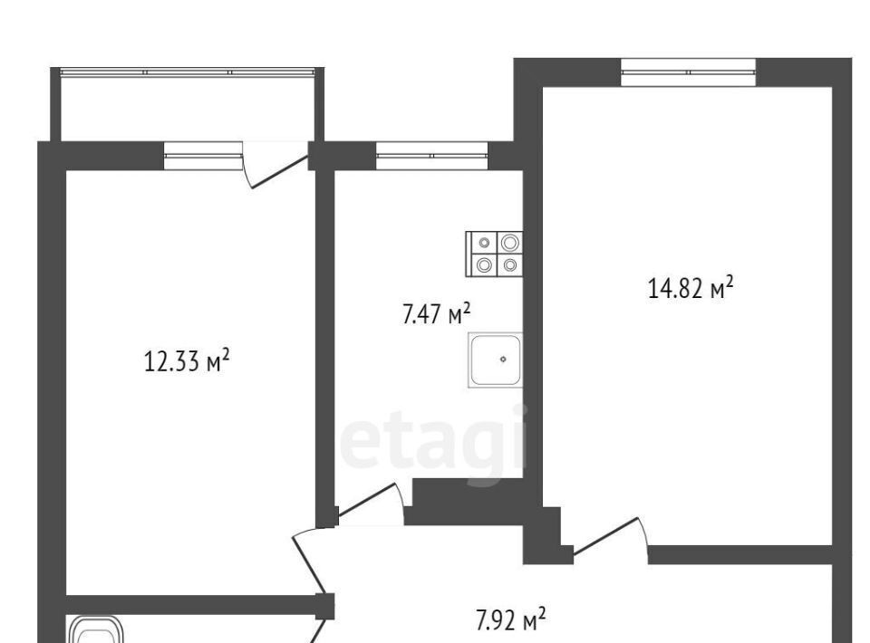 квартира г Ростов-на-Дону р-н Советский ул Стабильная 3с/3 фото 1