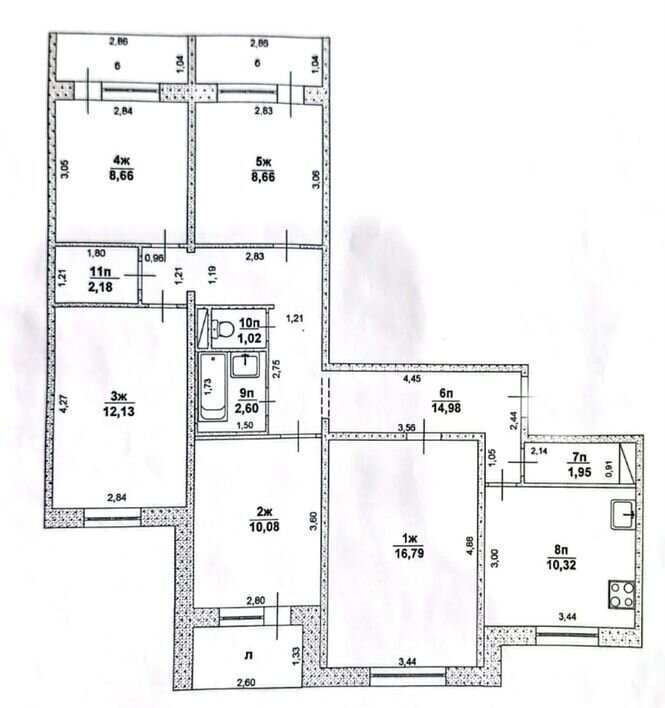 квартира г Ульяновск р-н Заволжский ул Заречная 2 фото 26