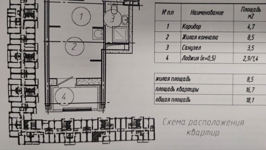 квартира городской округ Щёлково улица Механизаторов, 1Б, Щёлковская фото 1