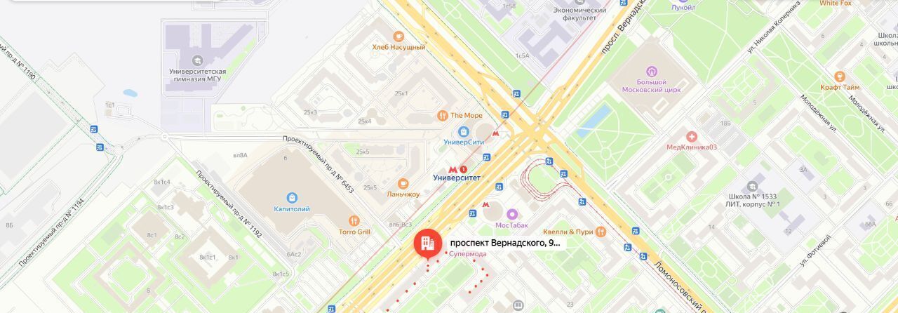 свободного назначения г Москва метро Университет пр-кт Вернадского 9/10 фото 39