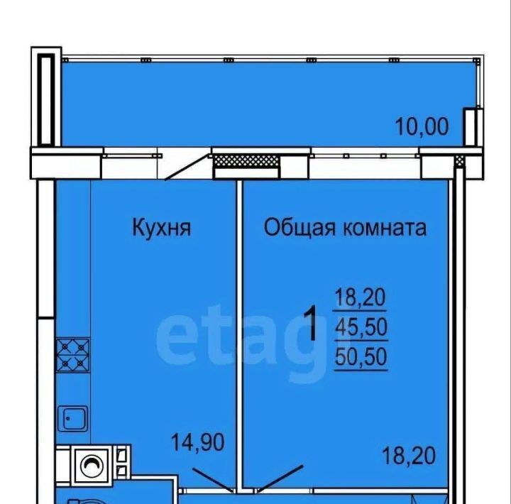 квартира г Тула р-н Привокзальный ул Седова 20г фото 2