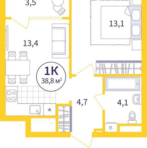 квартира Машиностроителей улица 22-го Партсъезда, 5 фото