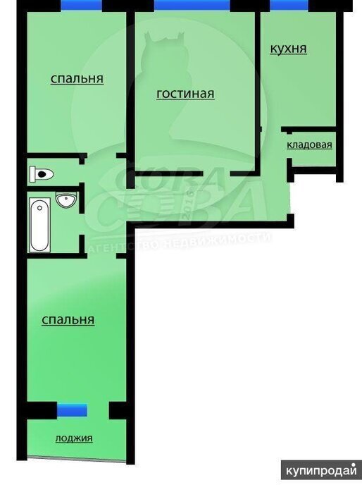 квартира г Челябинск ул Мамина 3 фото 21