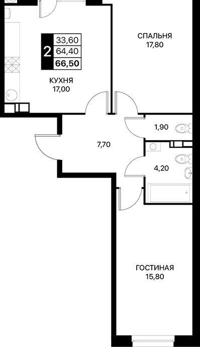 квартира р-н Пролетарский жилой комплекс Смартполёт, Ростов-на-Дону фото 1