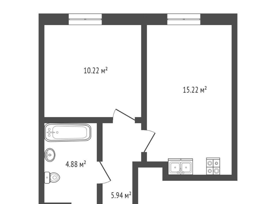 квартира г Тюмень р-н Калининский ул 9 Января 160к/2 фото 2